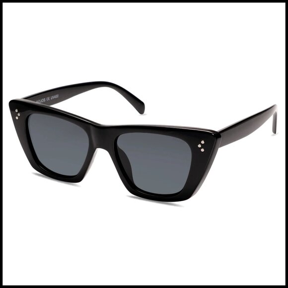 Retro Cat Eye Polarized Sunglasses UV400 Protection Large Fit main image 5